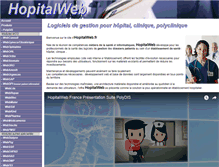 Tablet Screenshot of hopitalweb.fr